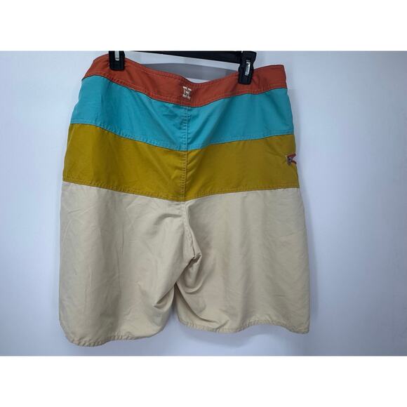 Howler Bros Oracle Boardshorts Mens 36 Swim Surf Trunks Cyantist Stripe Beach - Picture 5 of 6